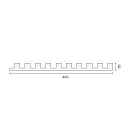 3D панель П-067 460х32х1195 мм шт