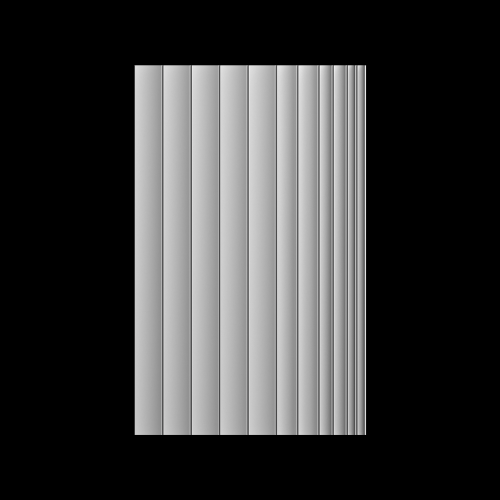 3D панель П-102 (составная) м² из гипса