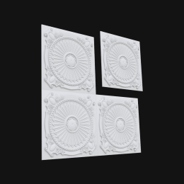 3D панель  П-025 500х500х25 мм  шт
