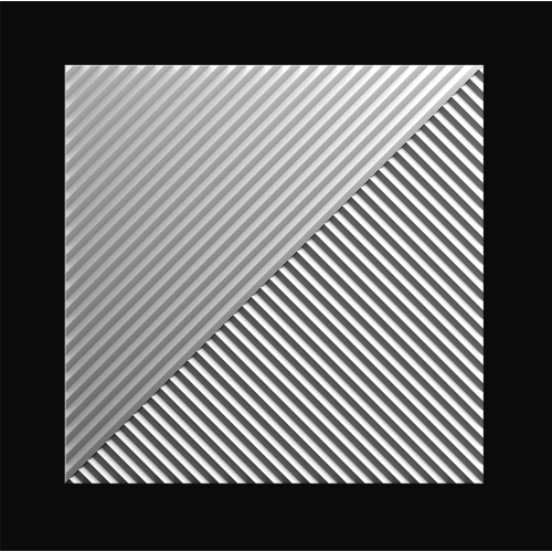 3D панель П-032/1 600х600х23 мм для создания интерьерных композиций с гипсовой лепниной