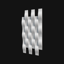 3D панель  П-037 695х198х70 мм  шт