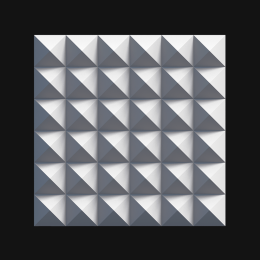 3D панель  П-040 600х600х35 мм  шт