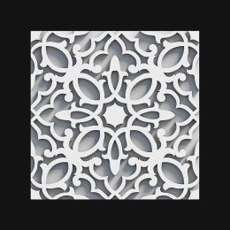 3D панель  П-054 500х500х20 мм  шт