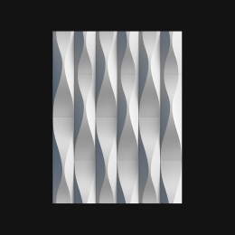 3D панель  П-055 600х150х45 мм  шт