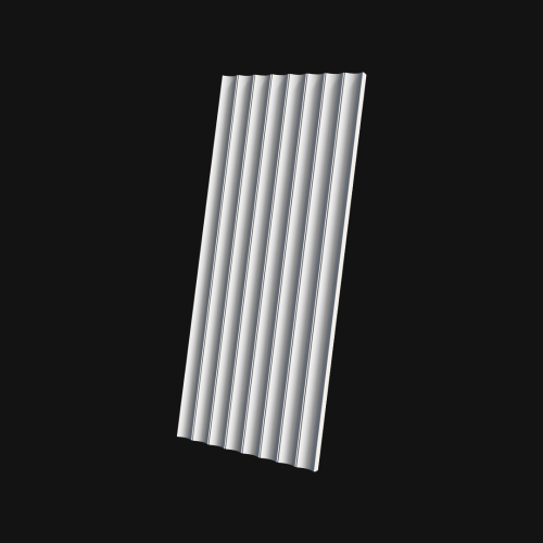 3D панель П-056 250х13х1100 мм шт из гипса