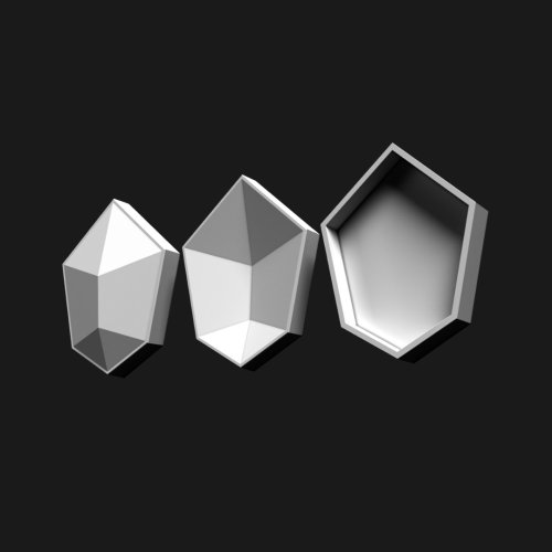 3D панель П-074 215х165х30 мм для стильного интерьера с гипсовой лепниной