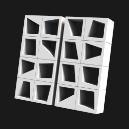 3D панель  П-094 480х240х100 мм  шт
