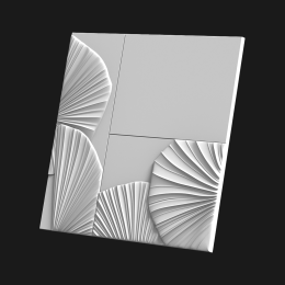 3D панель  П-095 (составная) м²
