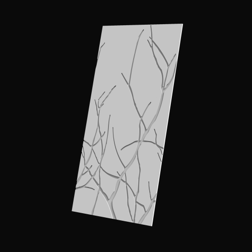 3D панель П-062 (размер и цена по согласованию на заказ) для создания интерьерных композиций с гипсовой лепниной