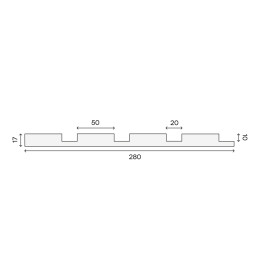 3D панель  П-114 280х17х1800 мм  шт