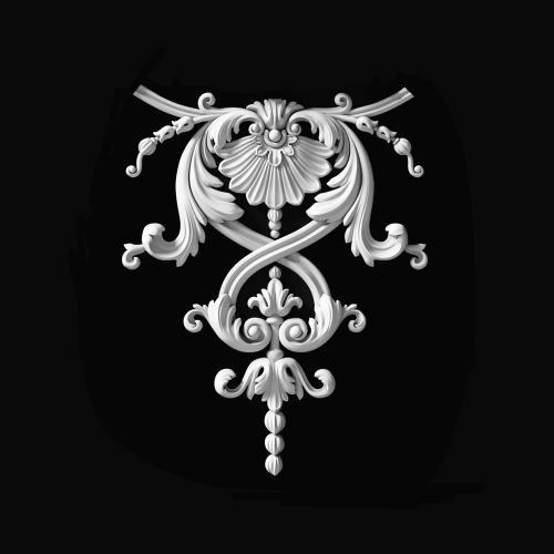 Средник DS-009 для создания интерьерных композиций с гипсовой лепниной