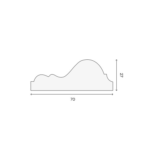 Молдинг М-015/5 65х27х1800 мм — Идеальный элемент для создания интерьерных композиций с гипсовой лепниной