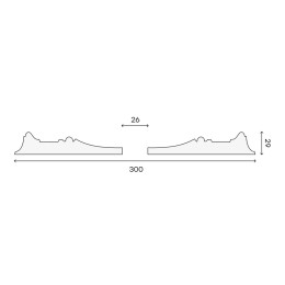 Розетка  Р-056 300х29 мм  шт